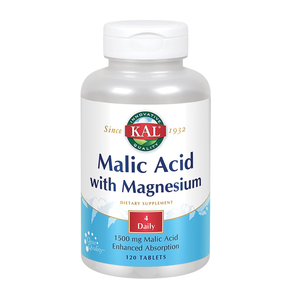 Kal Malic Acid with Magnesium Tablets bottle - front view