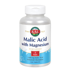 Kal Malic Acid with Magnesium Tablets bottle - front view