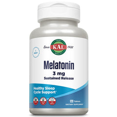 KAL Melatonin 3mg bottle with cap