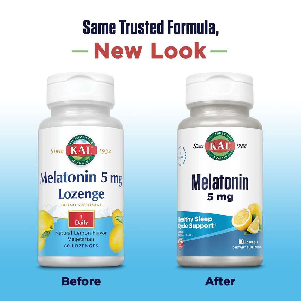 Close-up of lemon-flavored melatonin lozenge