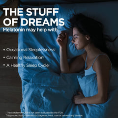 Illustration of melatonin sleep benefits