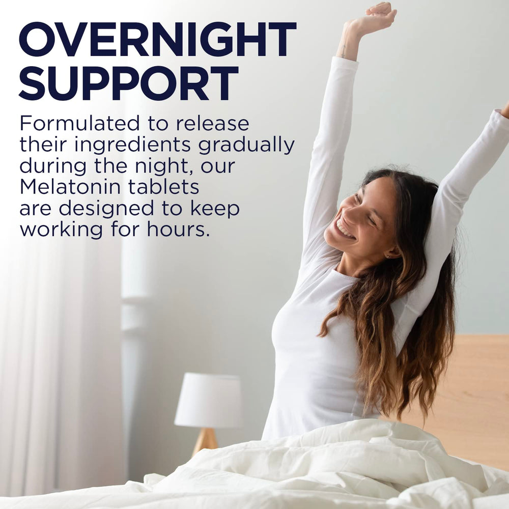 Vegan and gluten-free melatonin product label