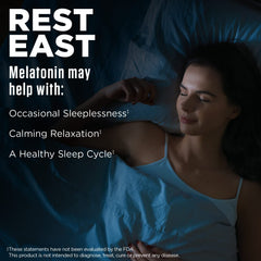 Vegetarian melatonin lozenge formula