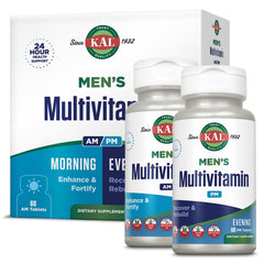 KAL Men's Multivitamin AM/PM bottle front label