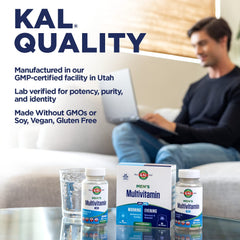 Iron-free multivitamin formula for men