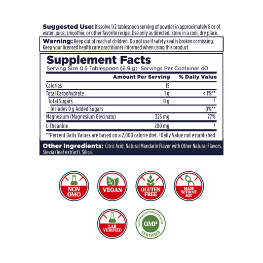 Product label showing ingredients and no added sugar