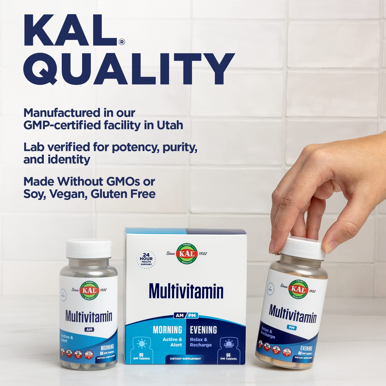 GMP-certified facility and Utah lab testing