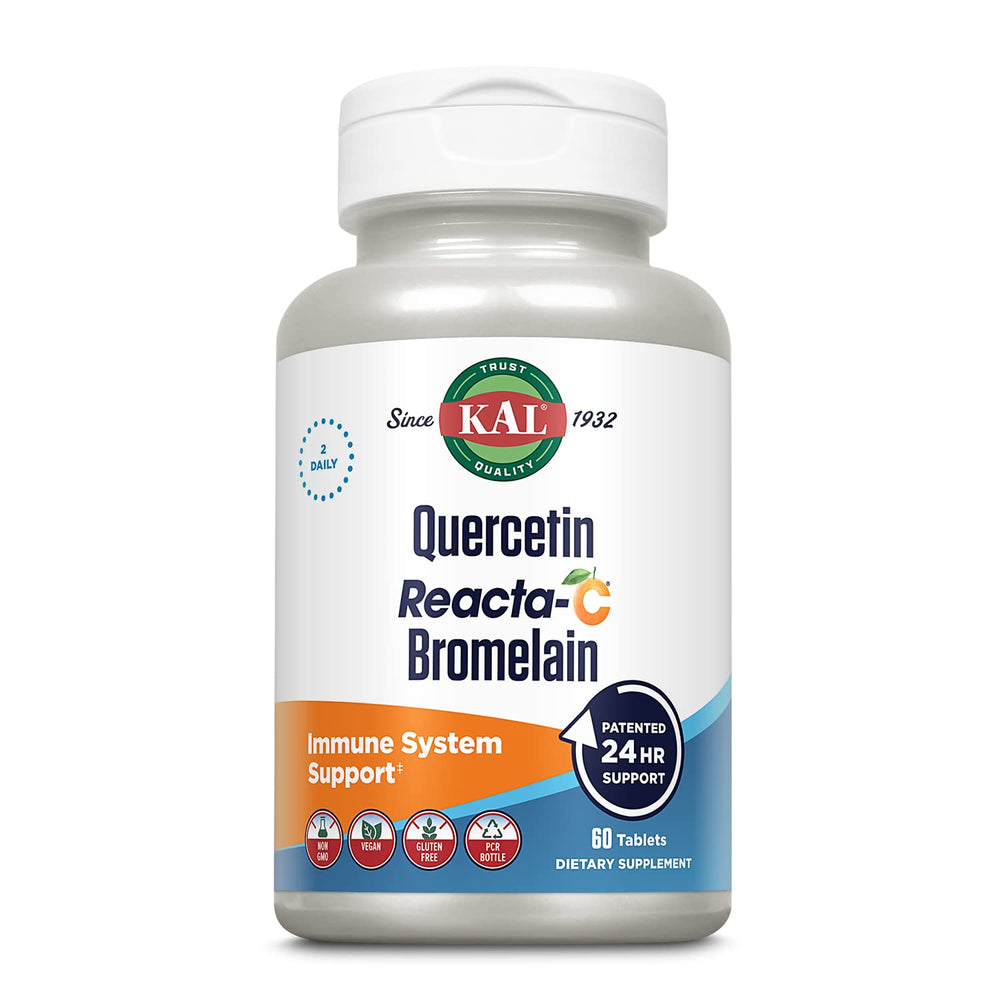 KAL Quercetin Reacta-C Bromelain Immune Support bottle