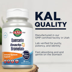 Vegan and gluten free Quercetin Reacta-C Bromelain