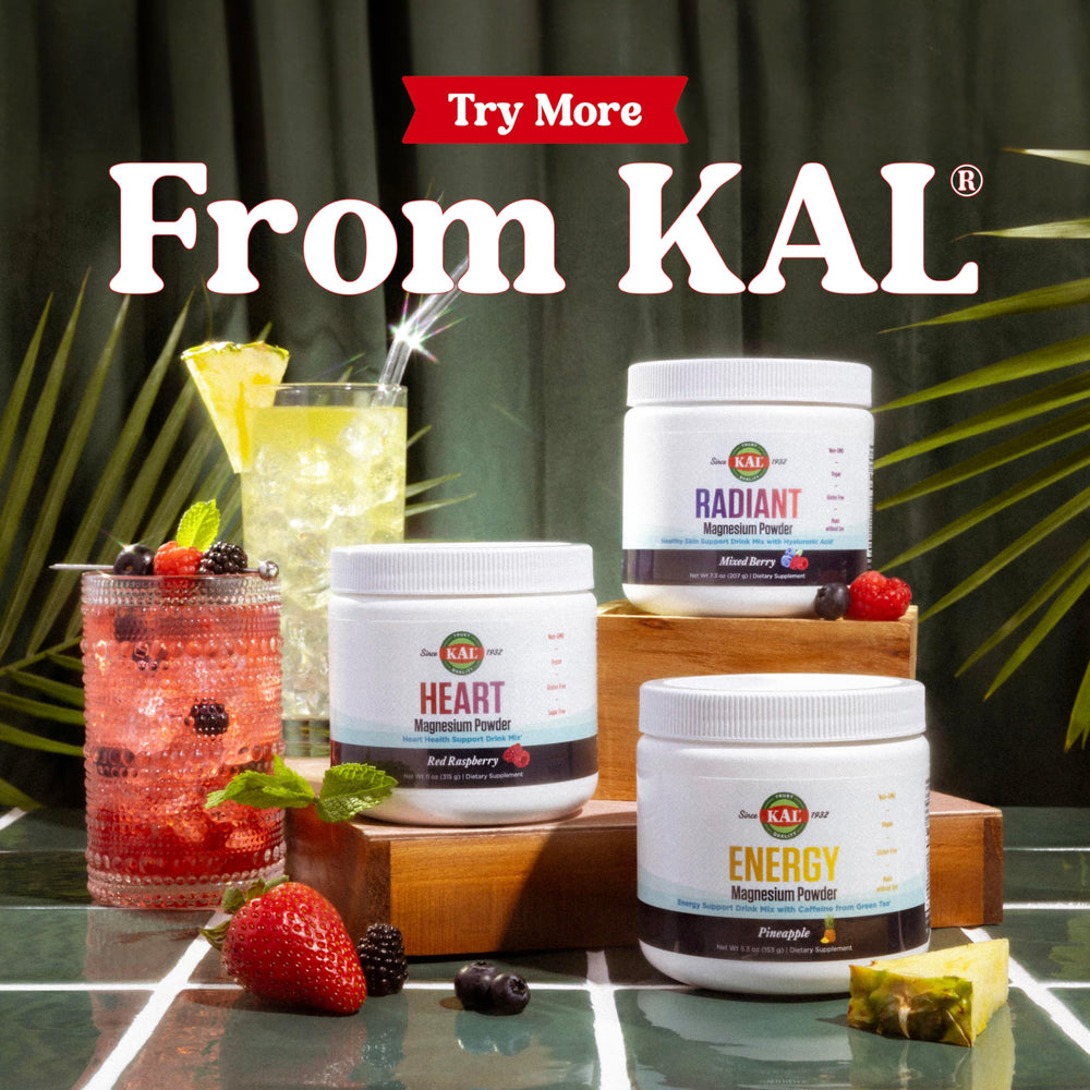 KAL Radiant Magnesium Powder packaging with box
