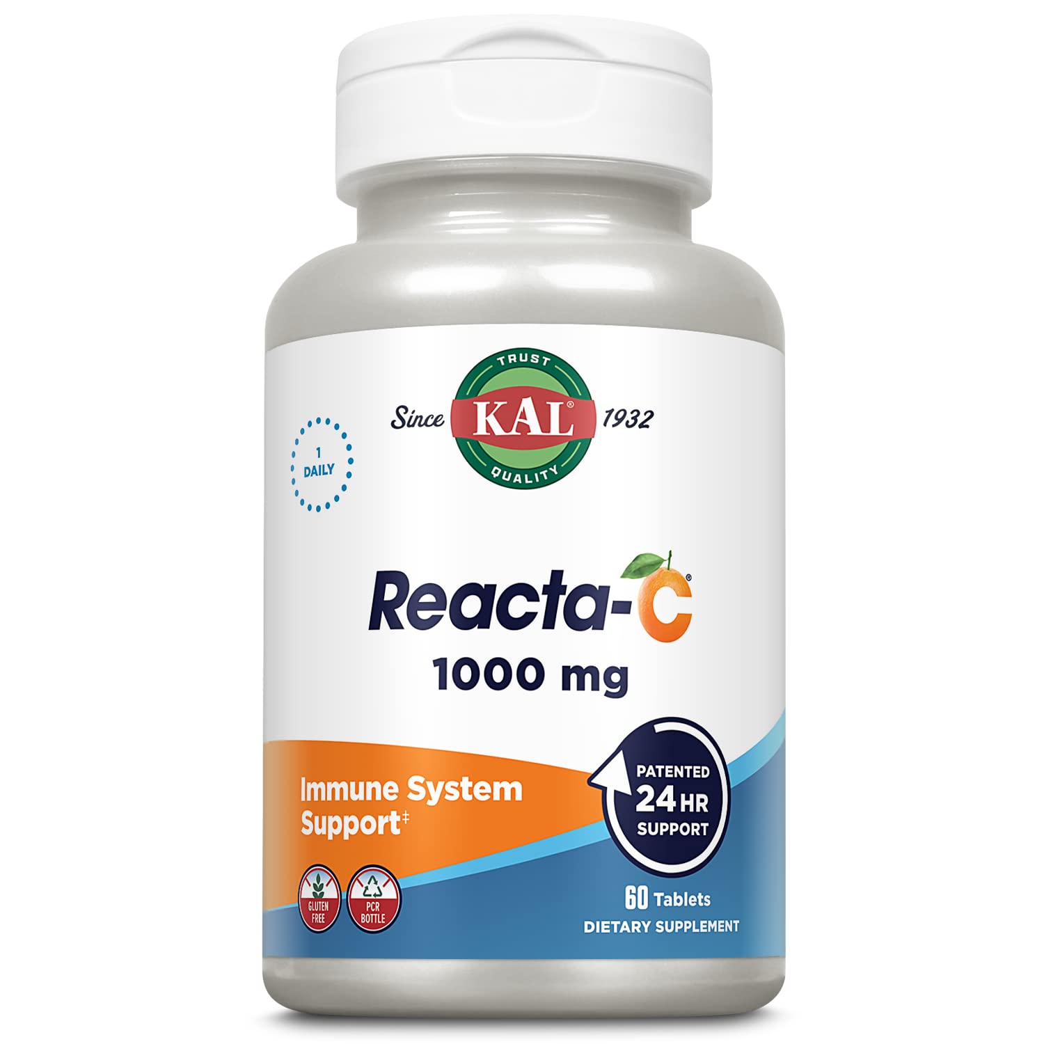KAL Reacta-C with Bioflavonoids bottle label