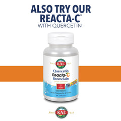 KAL Reacta-C with Bioflavonoids 60-count bottle on white background