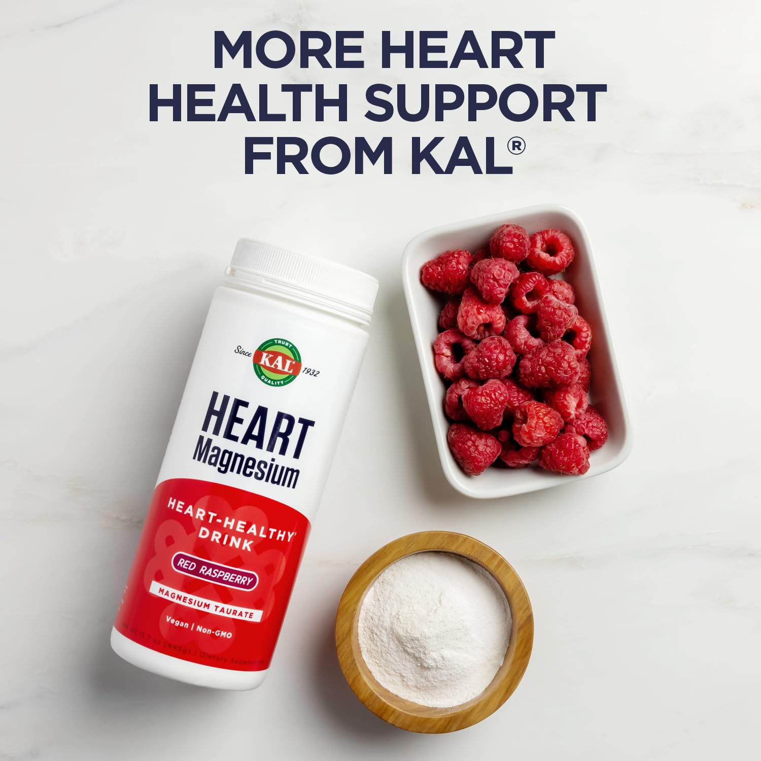 Lifestyle image of daily supplement routine with KAL Red Yeast Rice