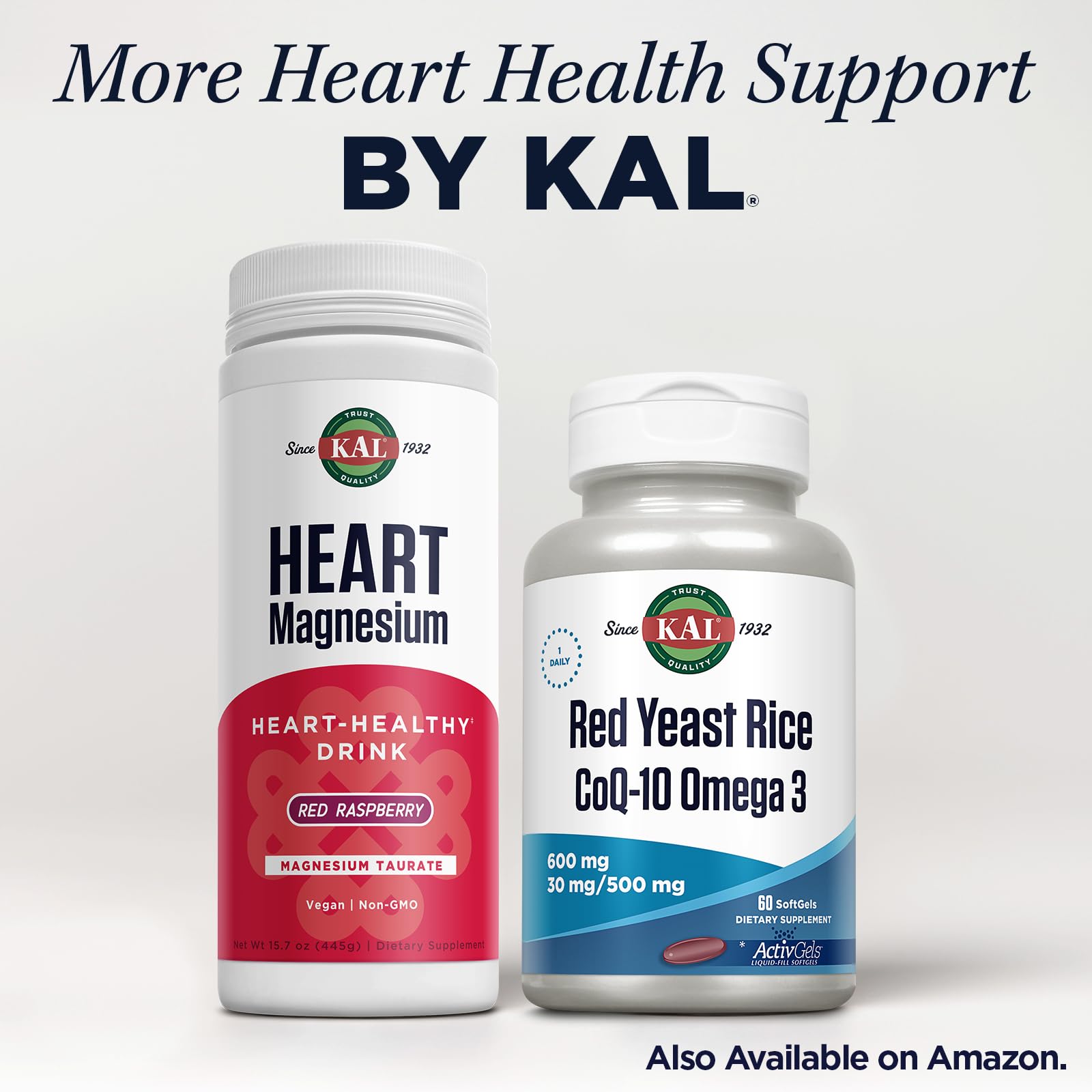 KAL Red Yeast Rice COQ10 Omega 3 bottle with packaging