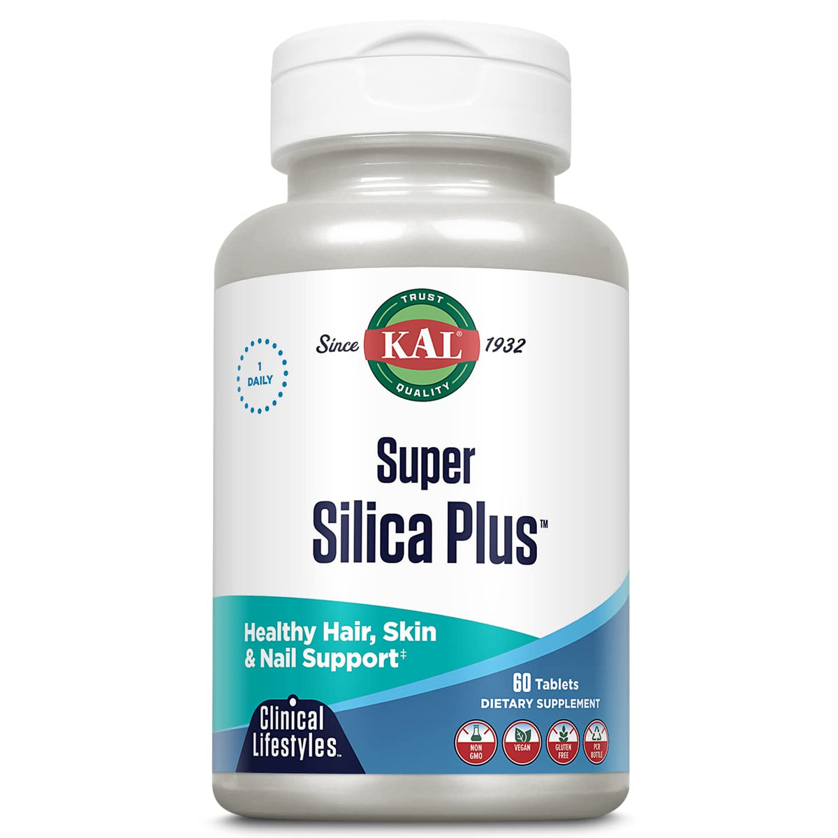 KAL Super Silica Plus bottle - 60 tablets
