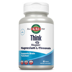 KAL Think Magnesium L-Threonate bottle and tablets