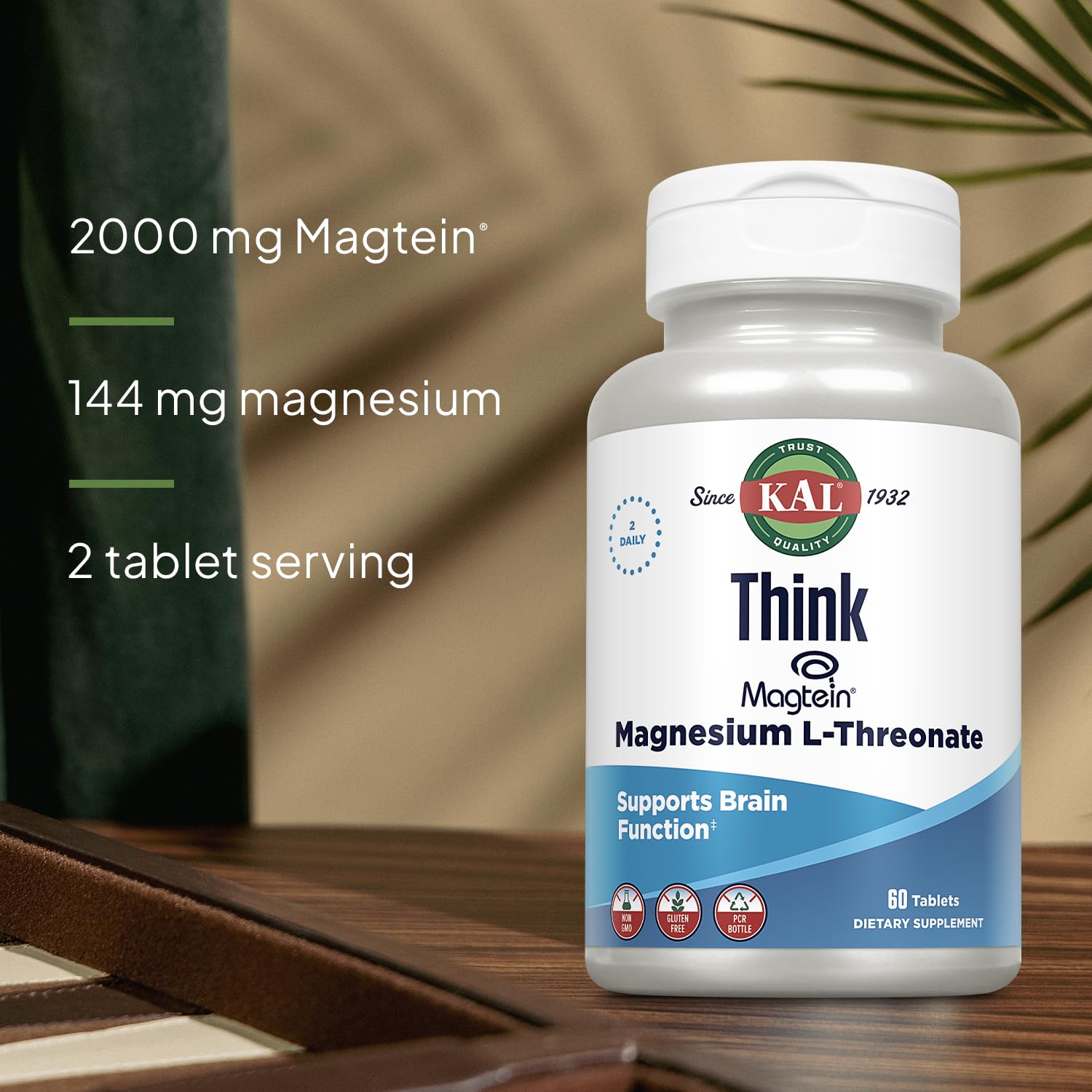 Back of bottle showing GMP-certified facility label