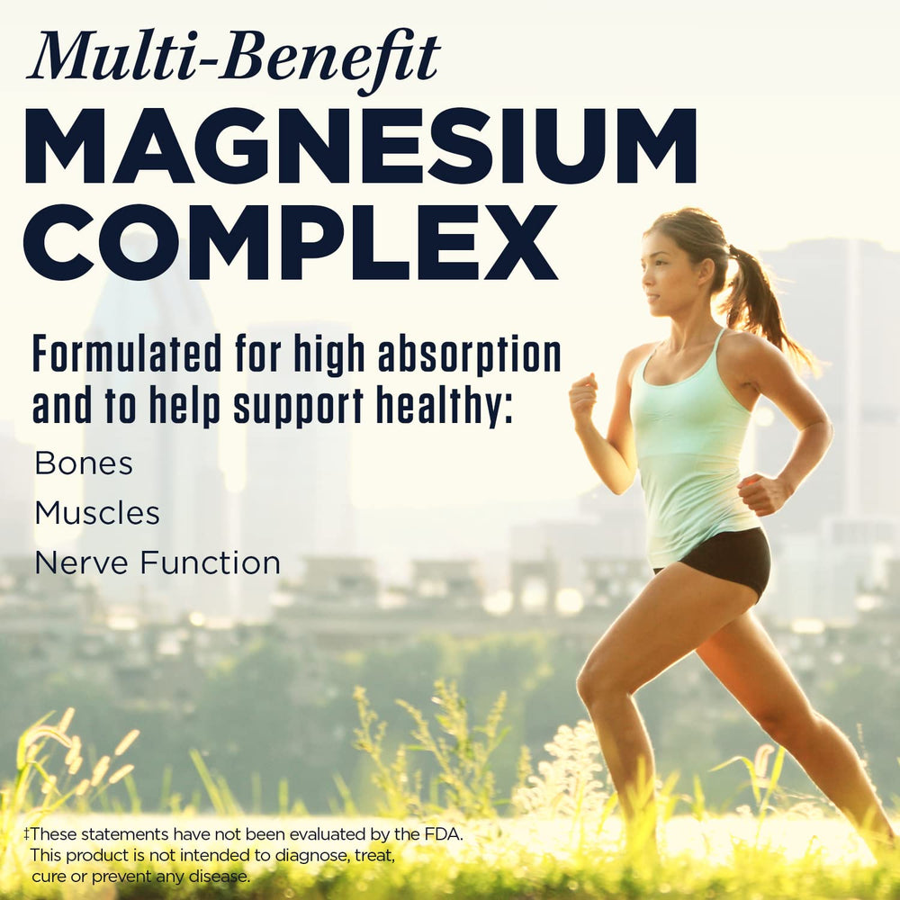 Vegan and gluten-free magnesium supplement packaging