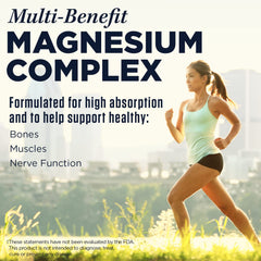 Vegan and gluten-free magnesium supplement packaging