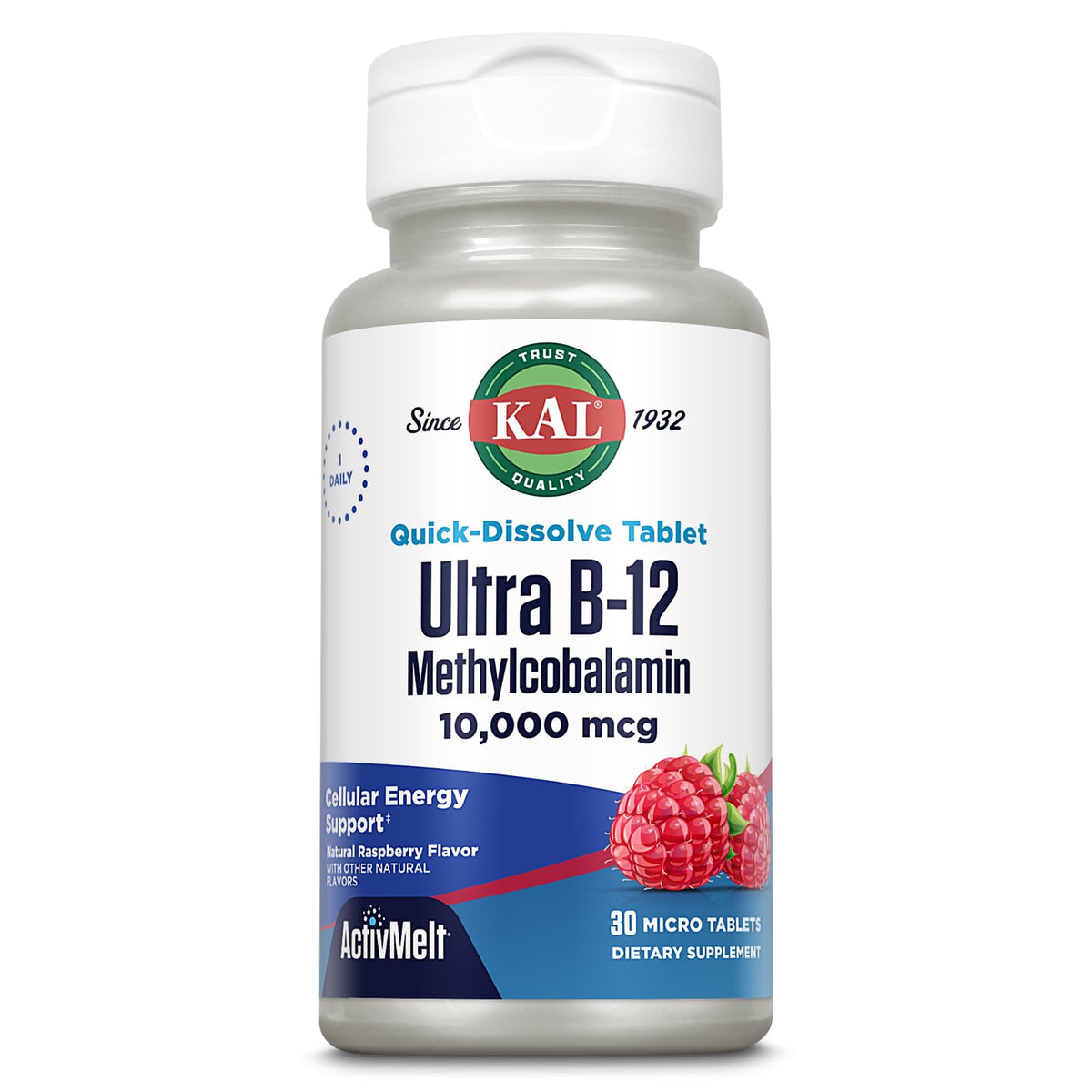 KAL Ultra B12 10,000 mcg methylcobalamin hero image