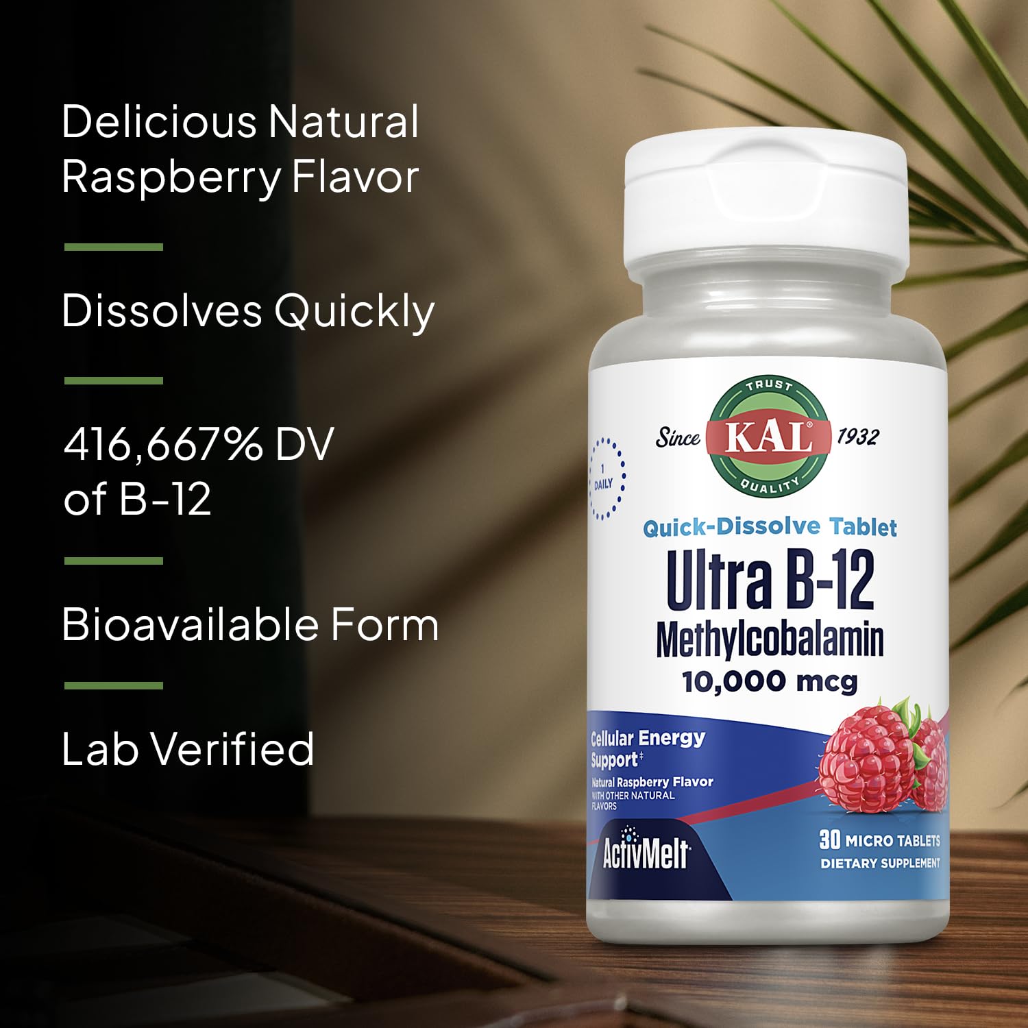 KAL Ultra B12 product packaging and label