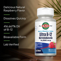 KAL Ultra B12 product packaging and label