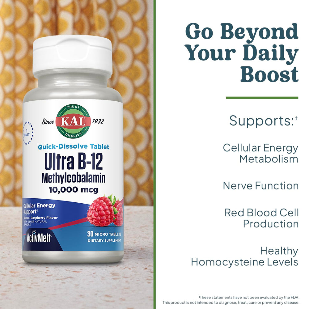 Natural Raspberry flavor of KAL Ultra B12