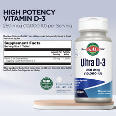 Vitamin D3 250 mcg product packaging and box