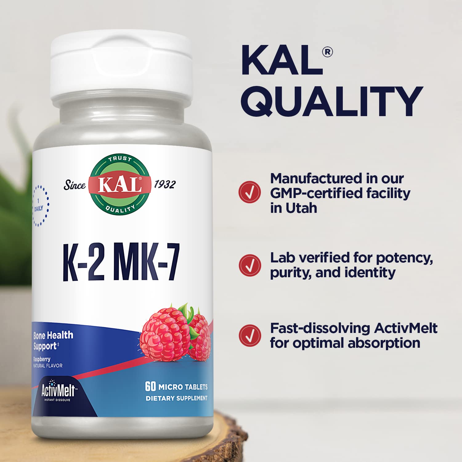 Icons: Vegan, Gluten Free, Lactose Free on packaging