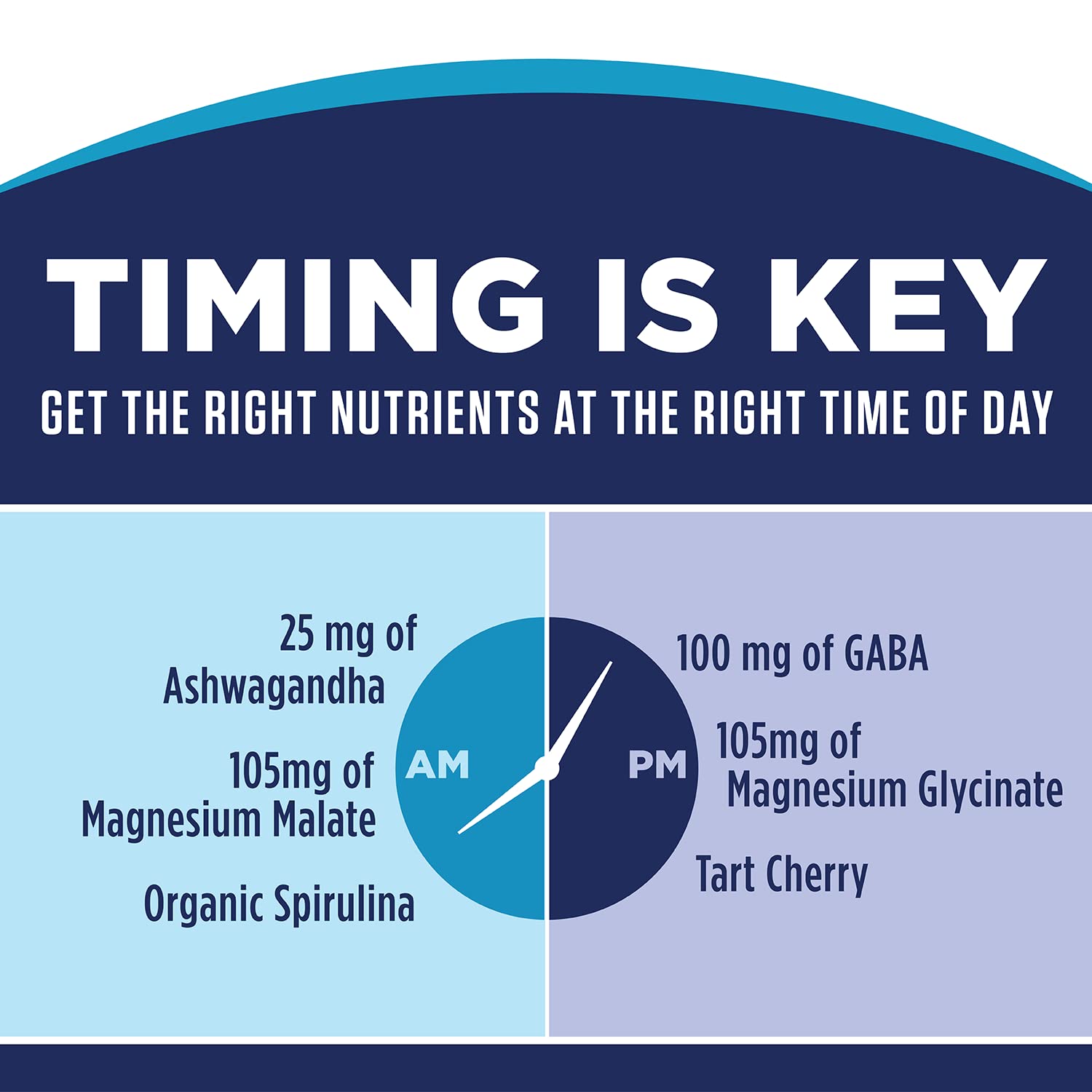 Back of bottle showing supplement facts panel