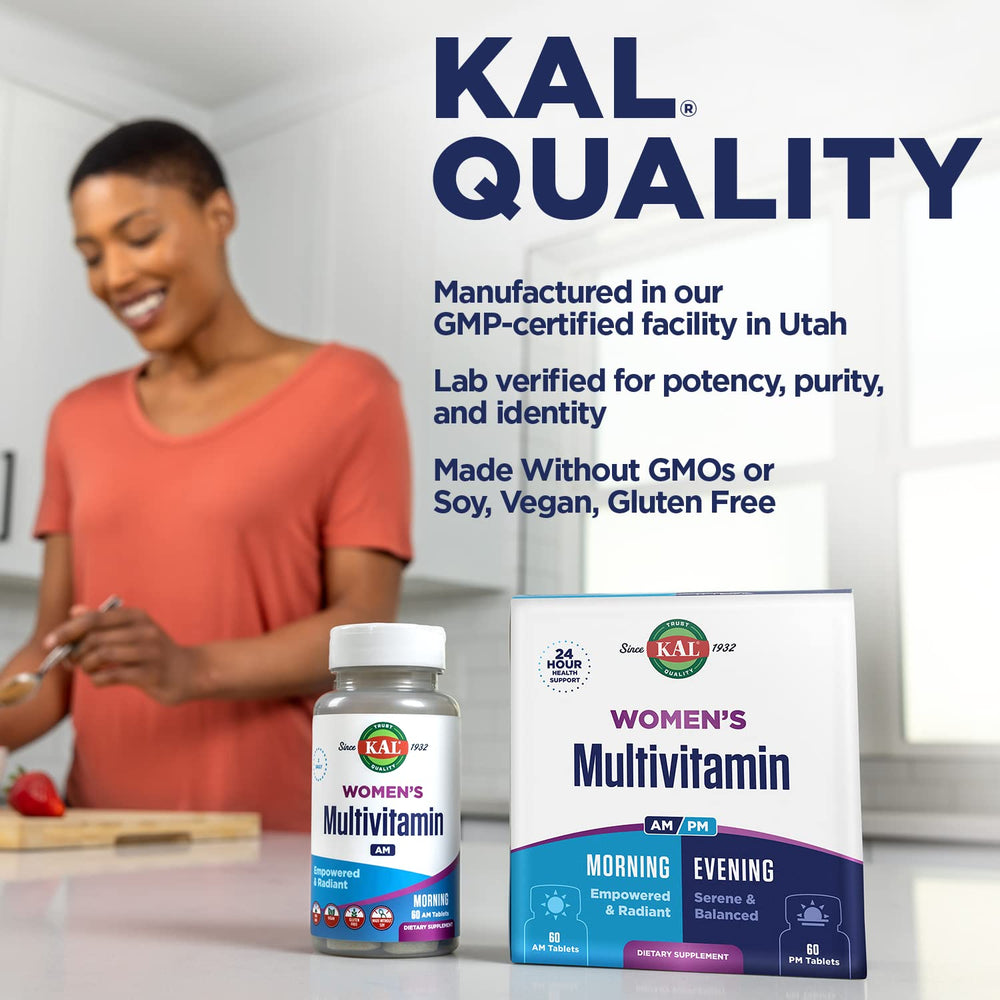 Capsules in bottle with KAL branding
