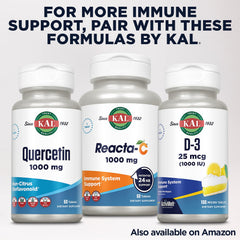 60-day money-back guarantee seal for KAL Zinc ActivMelt