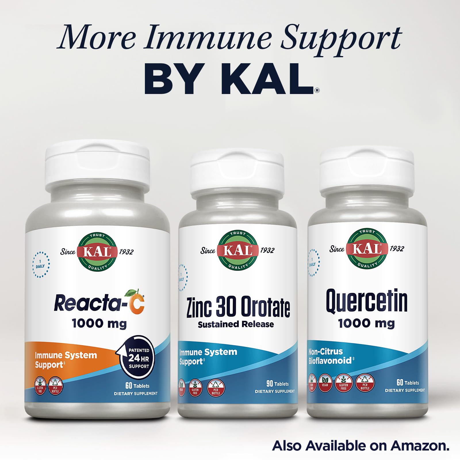 Information graphic showing 90 servings for KAL Zinc Orotate 30mg