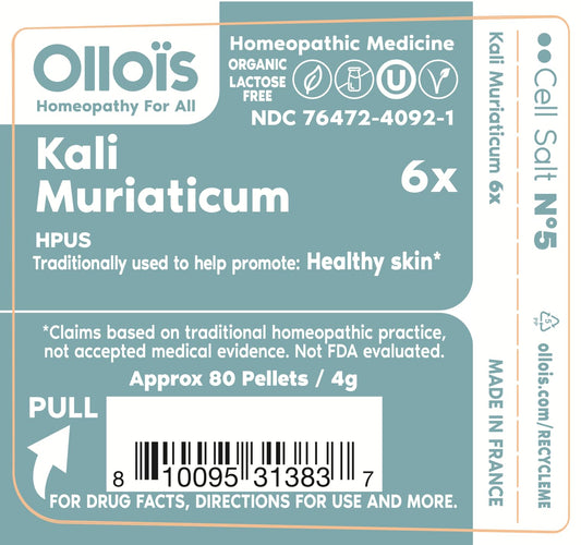 Pack of 3 Kali Muriaticum 6X OLLOIS cell salt boxes