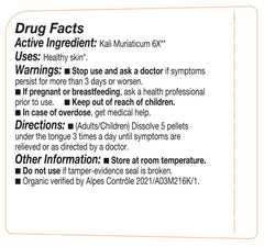 Organic and vegan Kali Muriaticum 6X OLLOIS product display