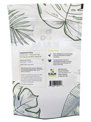 Packaging label for KALM with Kava Loa Waka Micronized Kava 8 oz.