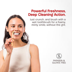 Plastic-free packaging for Kalyaan Kids toothpaste tablets