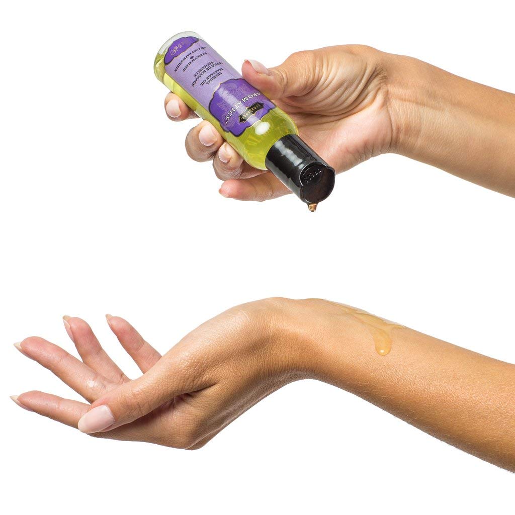 Harmony Blend massage oil bottle with Juniper, Pine, Lavender and Rosemary