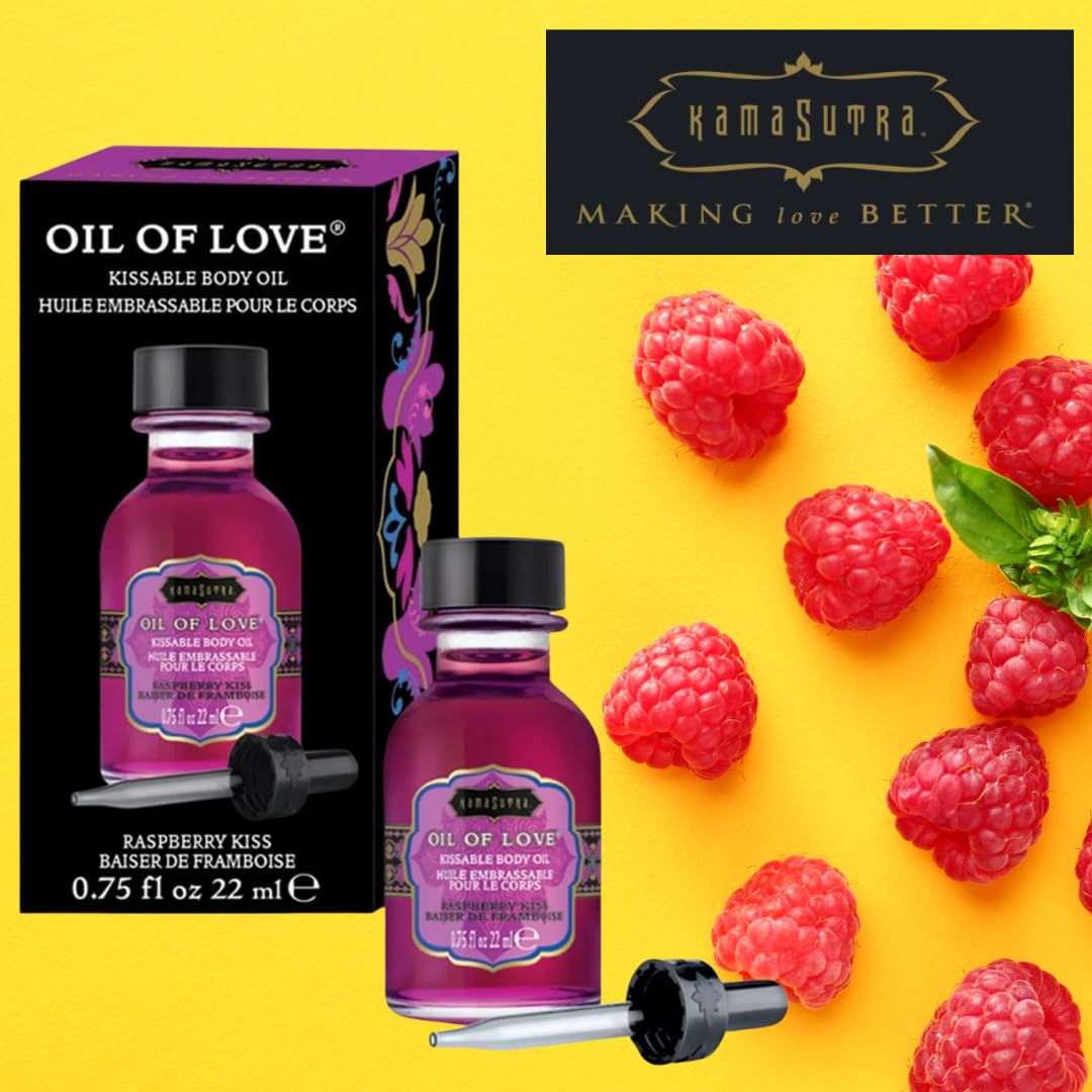 Kama Sutra Oil of Love Raspberry Kiss flavor image