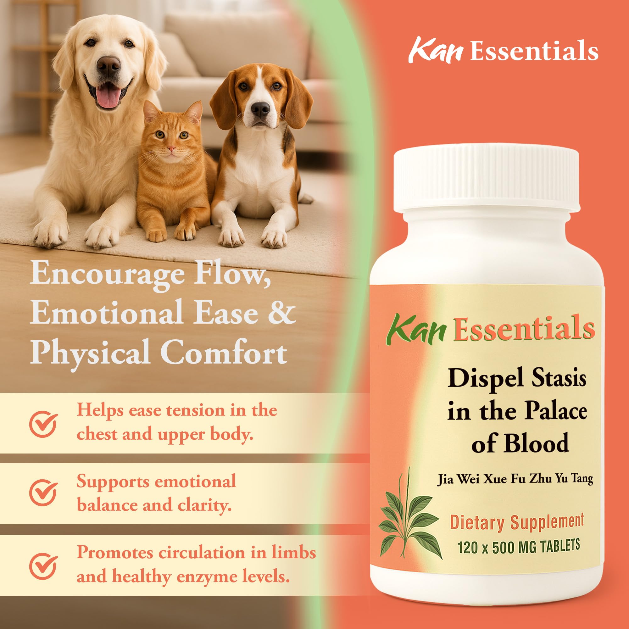 California-made Kan Herb product line label