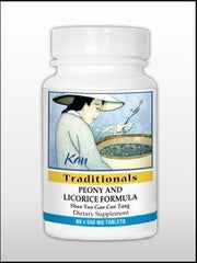 Kan Herbs Peony and Licorice Formula 60 tablets herbal supplement bottle label