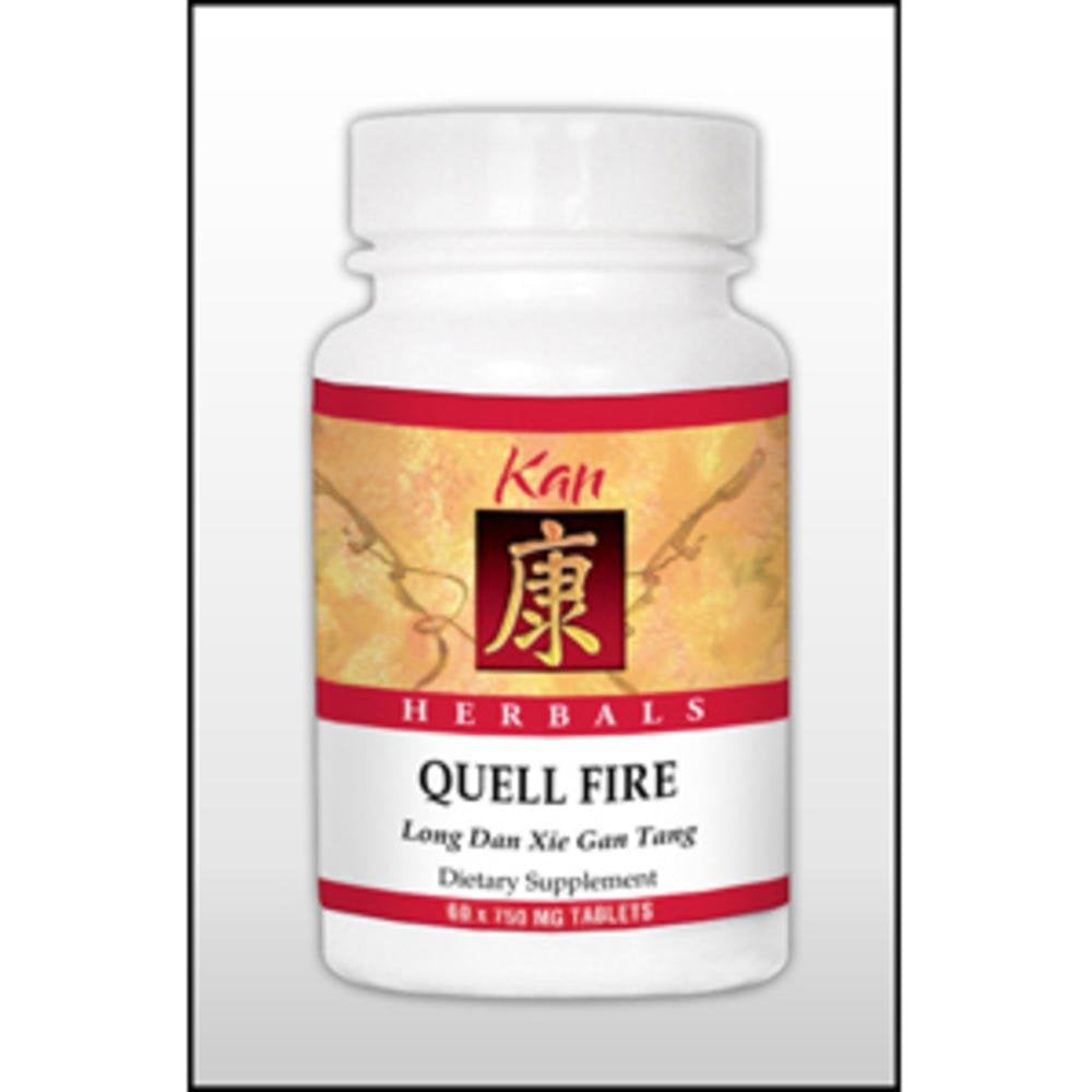 Quell Fire 60 tabs Kan Herbs – herbal dietary supplement bottle