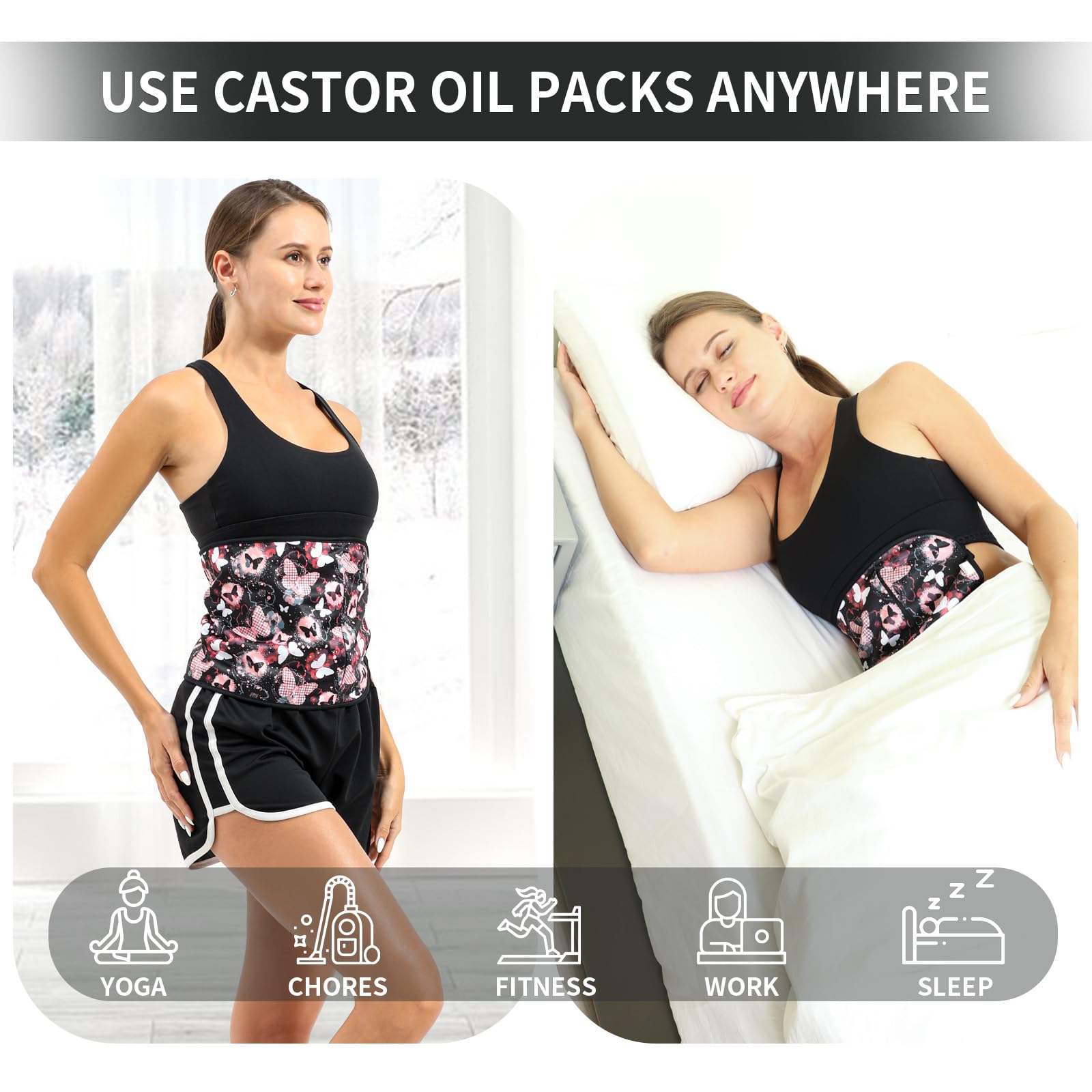 Benefits of KANAV castor oil packs: relaxation, improved digestion, and inflammation relief