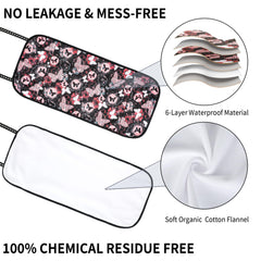 Adjustable elastic strap on the castor oil wrap