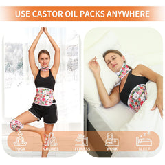 Leak-proof 7-layer design of castor oil pack wrap