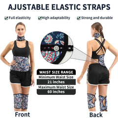 Knee castor oil wrap with adjustable strap – second knee wrap