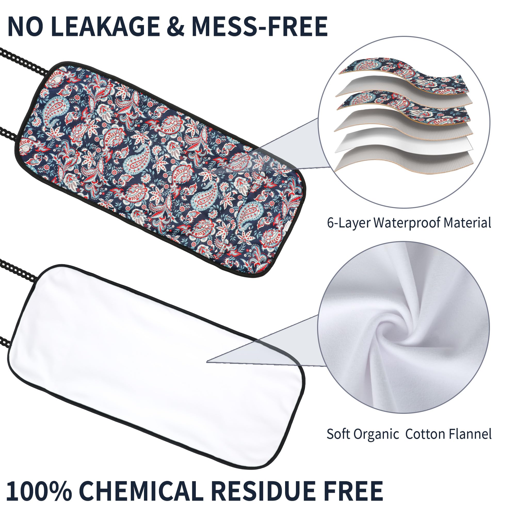 Thyroid neck castor oil wrap for neck treatment