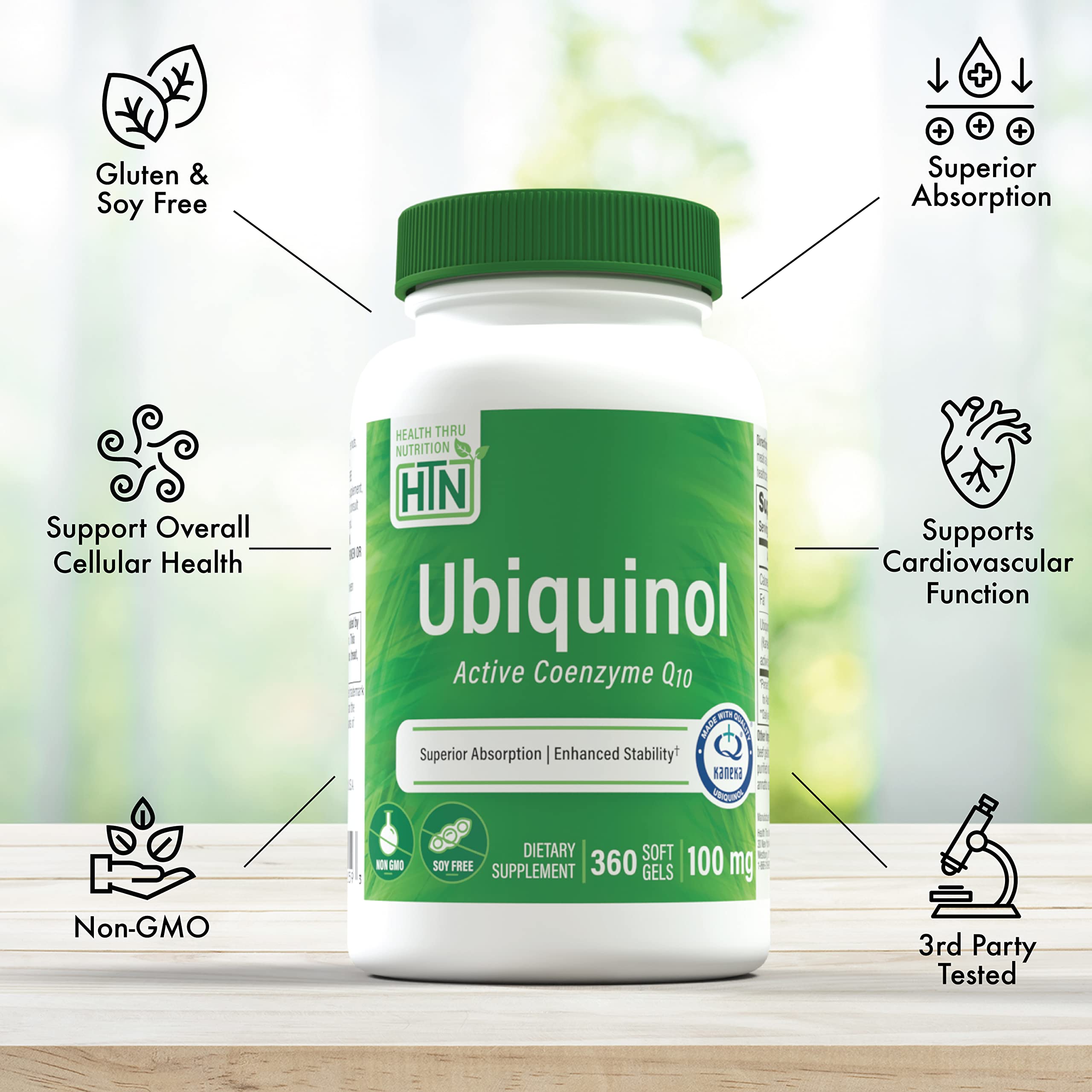 Kaneka Ubiquinol reduced CoQ-10 Kaneka QH highlight image