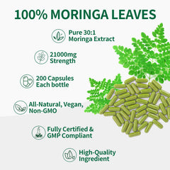 Supplement facts and ingredients on the bottle label