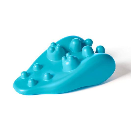 Blue Kanjo Acupressure Neck Pain Relief Cushion – front view